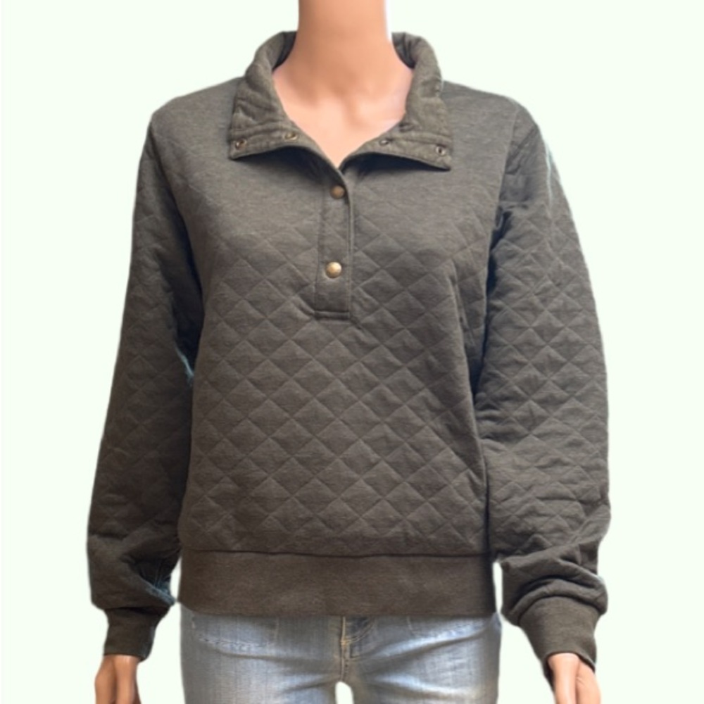 Host Pick!!! Marmot Green Quilted Sweatshirt Large NWOT